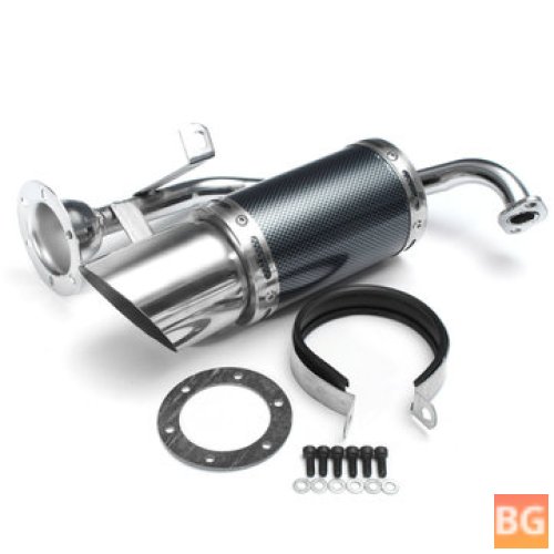 Stainless Steel Motorcycle Exhaust for GY6 150cc Scooter