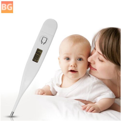 Digital LCD Thermometer - Baby Boy Girl Body Temperature Checking Safe Oral Thermometers
