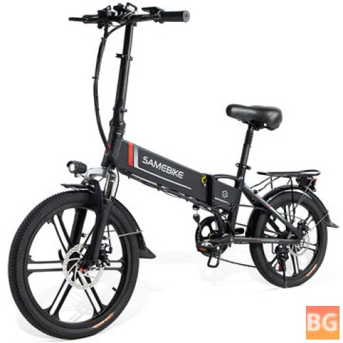 SAMEBIKE Electric Moped - 20 Inch E-bike - 40-80km - Mileage - Electric Bike - Max Load - 120-150kg