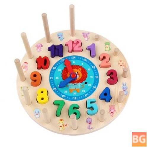 Baby Clock with Rainbow Colors - Educational Toys