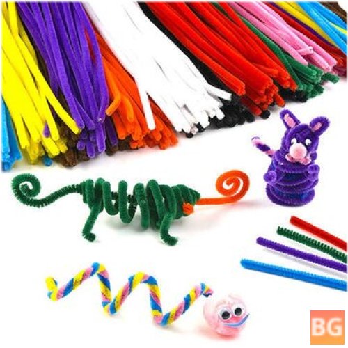 100pc Multicolour Fleece DIY Crafts Kit for Kids