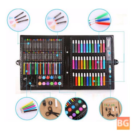Children's Painting Brush and Watercolor Pen Set