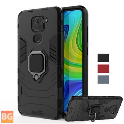 Xiaomi Redmi Note 9 Protective Case with 360 Rotation Finger Ring Holder