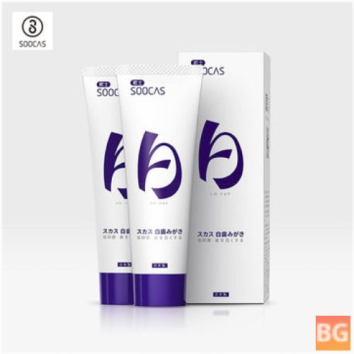 Whitening Toothpaste from Ecosystem - SOOCAS 2Pcs