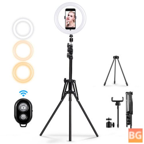 MOHOO Video Light Tripod with 3 Colors and 10 Brightness Levels
