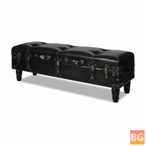 Bench Make Up for Bedroom - Classical Dressing Stool with Buckle and Handle