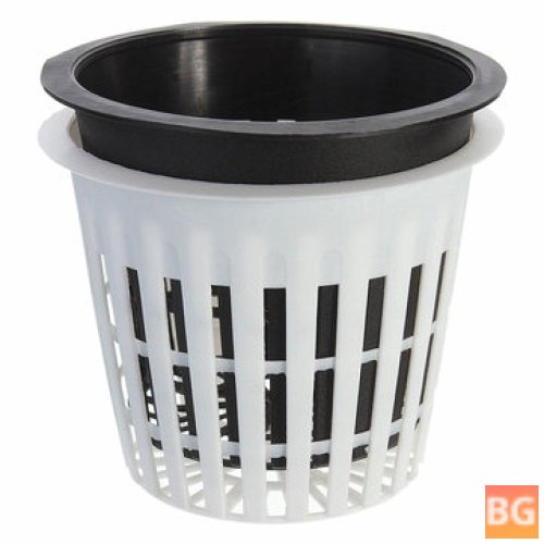 Plastic Mesh pot net basket for hydroponic aeroponic flower container plants