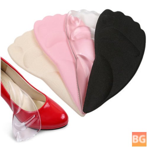 Women's Ballet Shoes Sneakers with Heels and Pain Prevention Insole