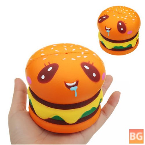 8-inch Slow Rising Burger Cat Toy
