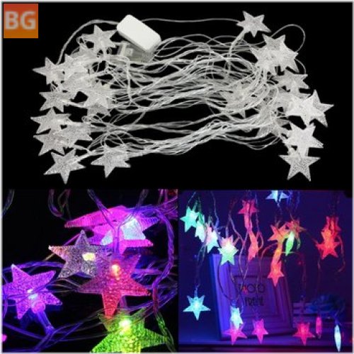 5m Multicolor Christmas String Lights - xmas Party String Fairy Star Light