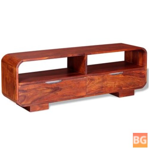 TV Cabinet Solid Sheesham Wood 44.6