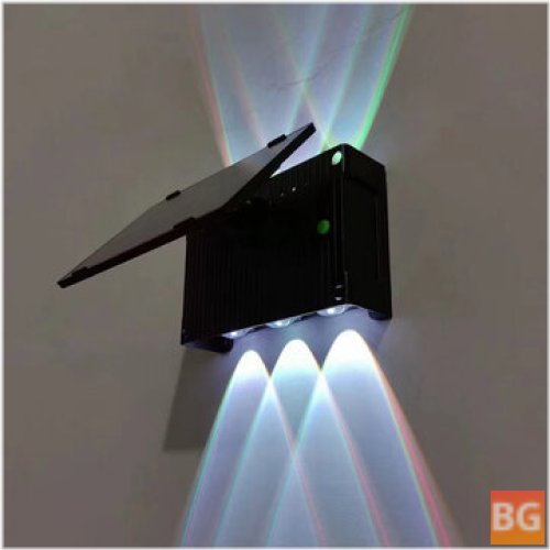Solar Wall Light with RGB Up/Down Lighting