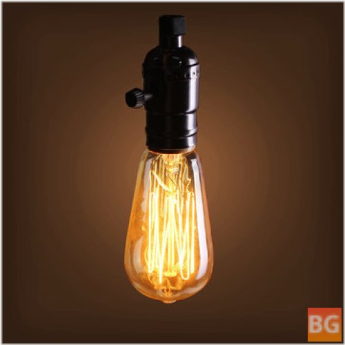 E27 Edison Lamp with Antique Filaments - 220V/110V