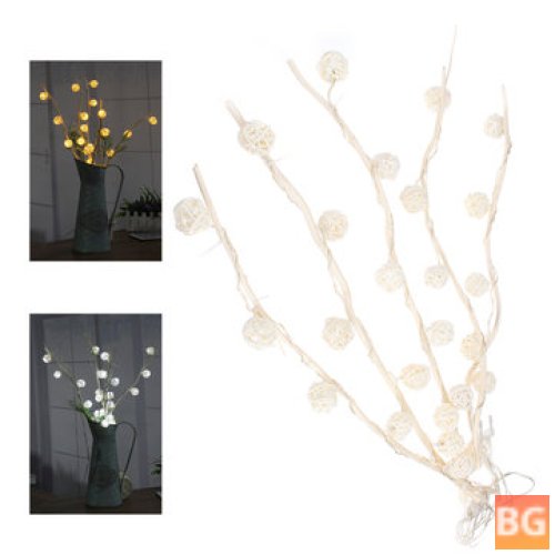 25 LED White Warm Tree Branches Table Light - AC110-220V