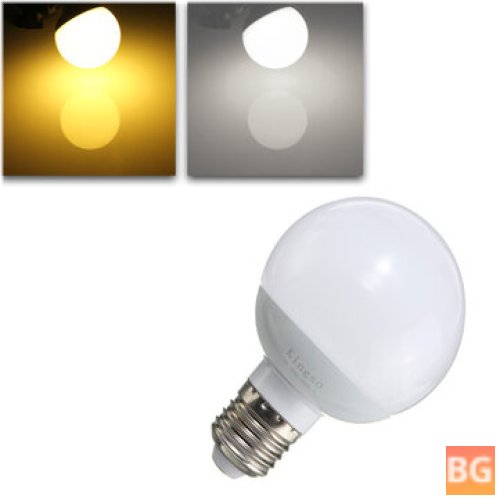 White LED Globe Light Bulb with Cool White Color