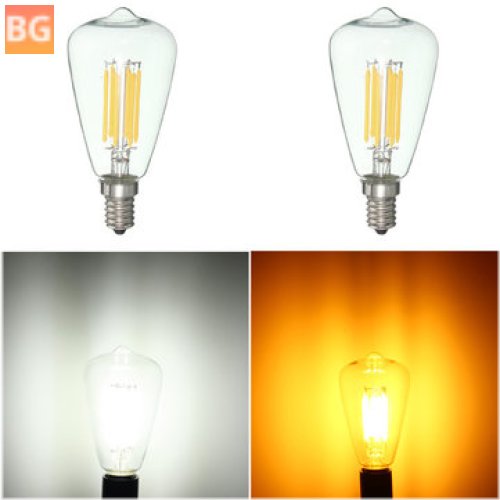 Warm White LED Lamp Bulb - E14 6W