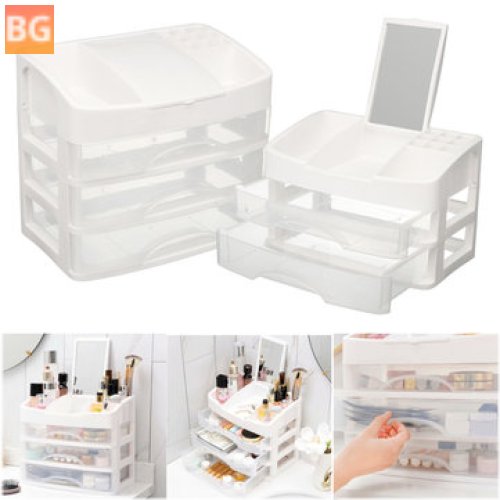 2 in 1 Cosmetic Organizer and Storage Box for Your Makeup