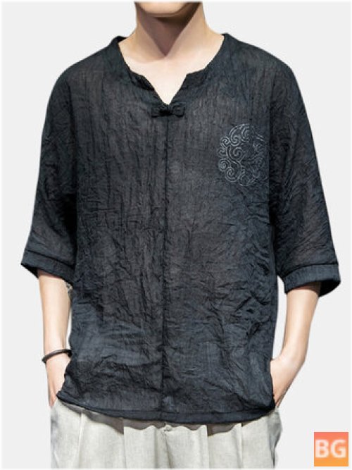 Thin Breathable Pullover T-shirt
