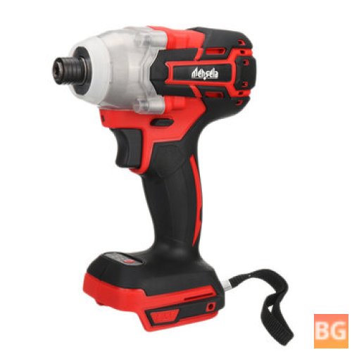 Mensela Cordless Screwdriver - 3 Speeds, 6 Bits, 4 Sleeves (Battery Not Included)