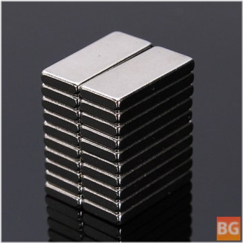 N35 Neodymium Block Magnets (20pcs) - Strong & Rare Earth - 15x6