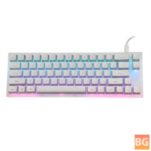 GamaKay K66 Mechanical Gaming Keyboard - 66 Keys with RGB Backlit Design