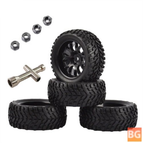 Tire Wheel Set for Rally Speed Racing Vehicles - 2.99 Inch
