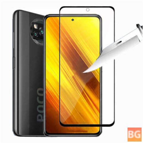 9H Tempered Glass Screen Protector for POCO X3 NFC