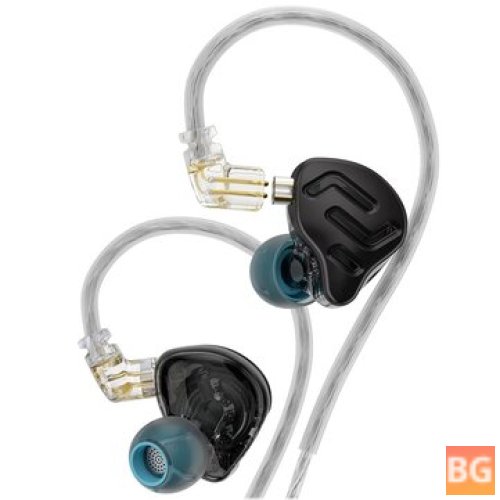 Metal Wired HiFi Earbuds with Balanced Armature and Dynamic Drivers