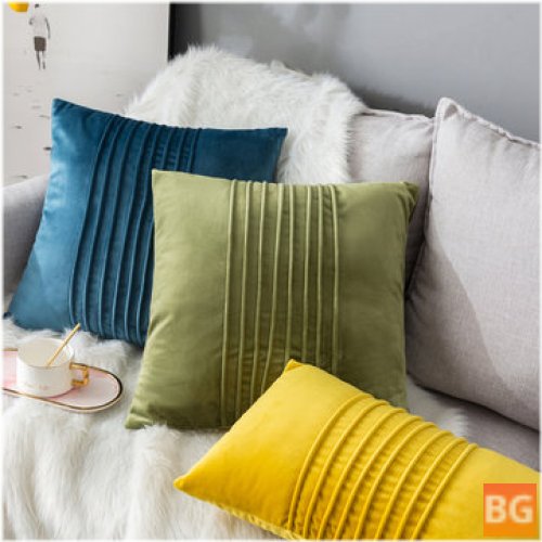 Square/Rectangle Throw Pillow Cover for Sofa Couch Waist Case