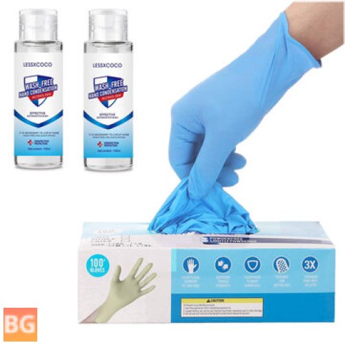 Kids Disposable Gloves - powder-free, rubber-free, Sterile, for travel picnic cleaning