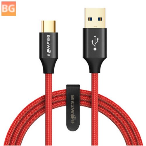 BlitzWolf® Fast Charging USB-C Cable (3-Pack)