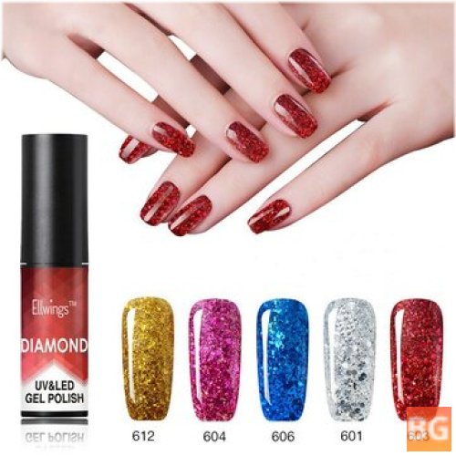 Gel Polish with Metal Sequins - 20 Colors