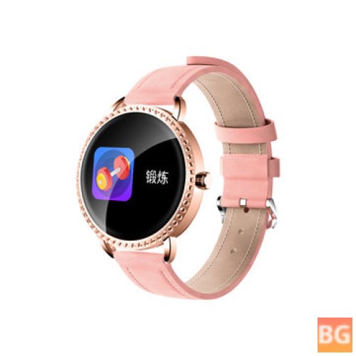 Female Smart Watch with Heart Rate and Blood Pressure Sensor