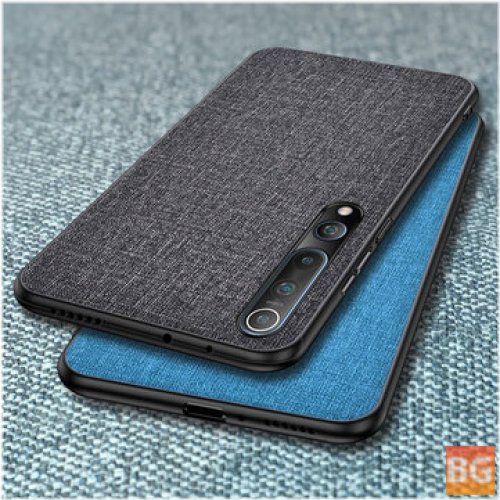 Shockproof Protective Canvas Back Cover for Xiaomi Mi10/Mi10 Pro