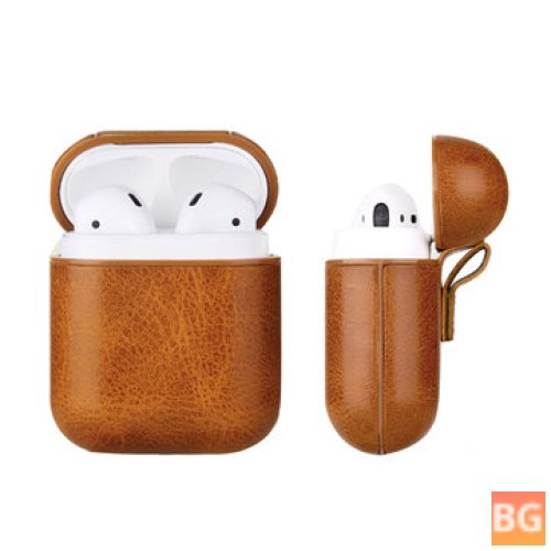 Protective PU Leather Cover for AirPods1/2 Earphones