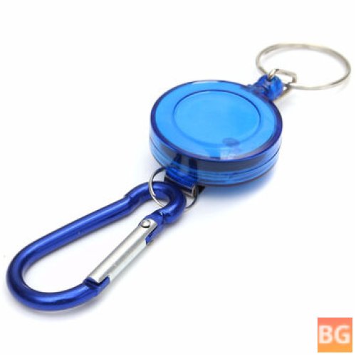 Key Chain with Recoil Holders - Colors: Black, Blue, Green, Gray, Purple