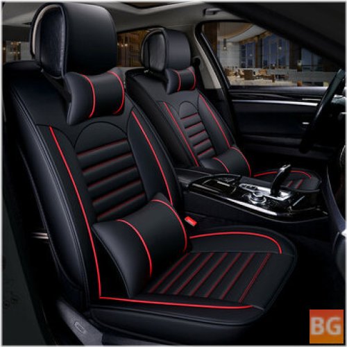 Car Seat Cover with PU Leather & Resistant to Smudging and Dust