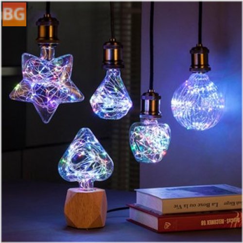 Star Light Bulb for Christmas Parties - E27 3W