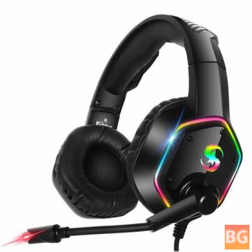 Gaming Headset 7.1 Surround Sound Exquisite LED Lights - Omni-directional Noise Reduction 360° Adjustable Microphone