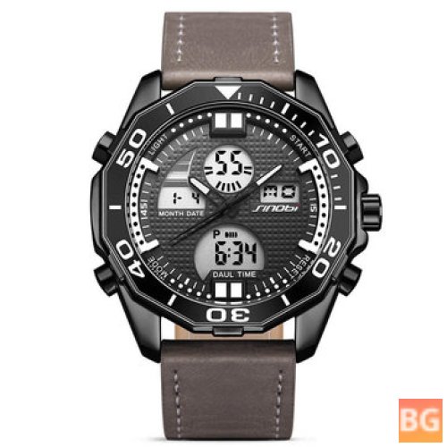 SinoBI 9730 Men's Digital Watch with Dual Display