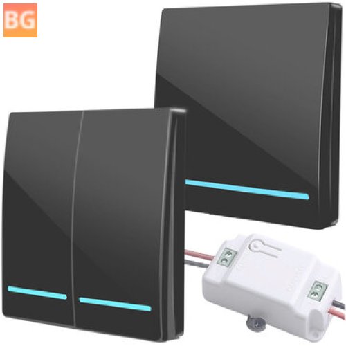 Wireless Wall Switch with LED Indicator - 1/2/3 Gang