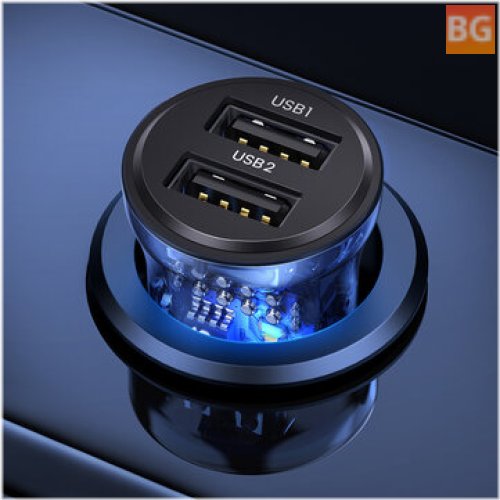 30W Dual USB Car Charger for iPhone and Android