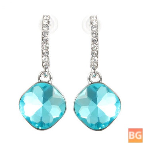 Elegant Crystal Drop Earrings for Women - Best Gift