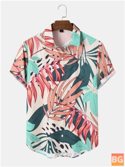 Tropical Soft Graphic Shirts for Men