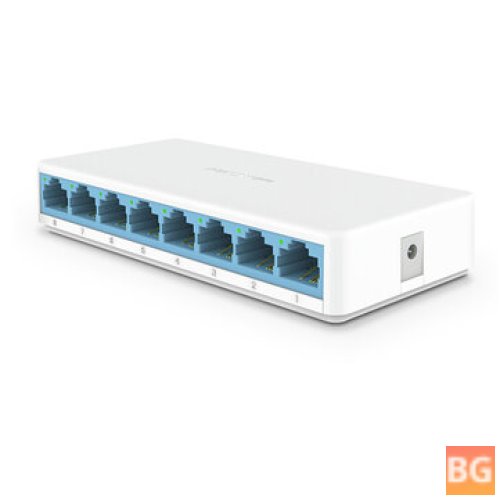 Ethernet Switch with 100M Ports - Desktop Pluggable