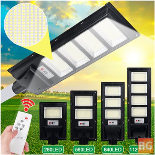 Solar Street Light with Timing and Light Control - waterproof