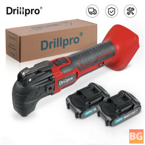 Drillpro 388VF Blue/Silver/Orange Lithium Battery Battery Multi-Functional Shoveling/Grinding Machine Tool
