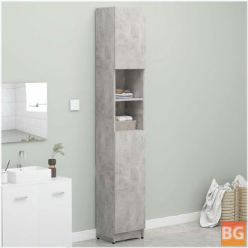 Bathroom Cabinet - Gray 12.6