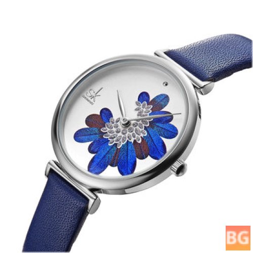 Watch with Leaves Pattern - SK H0123