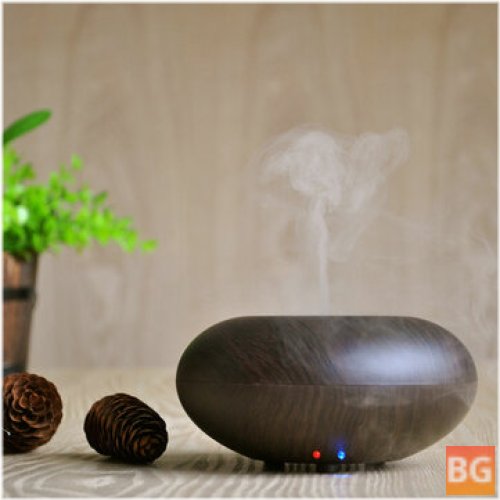 Wood Grain Aroma Humidifier with Negative Ion Purification - Intelligent power off